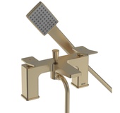 Bristan Tangram Bath Shower Mixer Brushed Brass TAN BSM BB