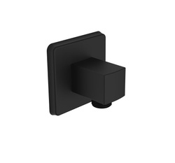 Bristan Square Wall Outlet Black CARM WOSQ01 BLK