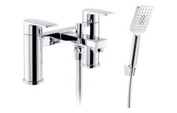 Abode Aquip Deck Mounted Bath Shower Mixer Chrome AB2824