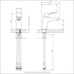 Bristan Vantage Basin Mixer (Without Waste) VT BASNW C