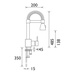 Bristan Target Monobloc Sink Mixer With Pull Out Spray TG SNK C