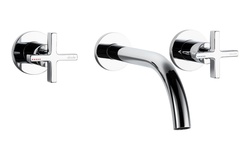 Abode Serenitie Wall Mounted Basin/Bath Mixer Chrome AB1077