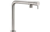 Abode Agilis Single Lever Mixer Tap Brushed Nickel AT2185
