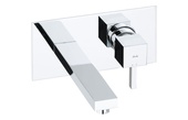 Abode Zeal Wall Mounted Basin Mixer Chrome AB12763 