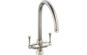 Abode Gosford Monobloc Mixer Tap Brushed Nickel AT1020