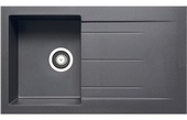 Prima+ Compact Granite 1B & Drainer Inset Sink Gun Metal CPR346 