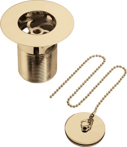 Bristan Luxury Sink Waste with Solid Brass Plug W SNK2 G