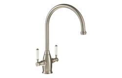 Abode Oxbury Monobloc Mixer Tap Brushed Nickel AT2221