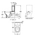 Abacus Simple Close-Coupled WC Pan & Cistern VBSW-35-9005