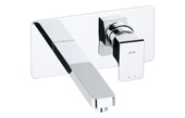 Abode Fervour Wall Mounted Basin Mixer Chrome AB12493