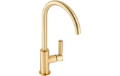 Abode Globe Single Lever Mixer Tap Brushed Brass AT2148