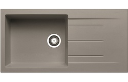 Prima+ Granite Sink 1 Bowl Drainer Light Grey CPR313