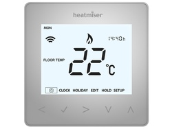 Heatmiser NeoAir Smart Thermostat - Platinum silver