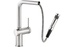 Abode Fraction Pull-Out Mixer Tap Brushed Nickel AT2157