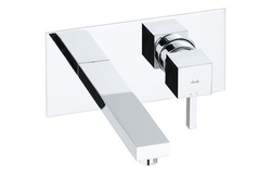 Abode Zeal Wall Mounted Basin Mixer Chrome AB12763 