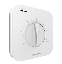 Heatmiser DS1-V2 Surface Mount Dial Thermostat DS1-V2