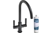 Abode Globe Aquifier Mixer Tap Matt Black AT2176