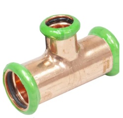 Pegasus PressFit (Water Only) Reducing Tee – Branch 22mm x 22mm x 15mm 437722