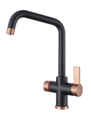 Clever 4in1 Boiling Tap Matt Black & Copper 922223UK