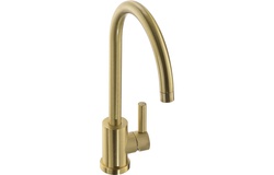 Abode Atlas Single Lever Mixer Tap Brushed Brass AT2102