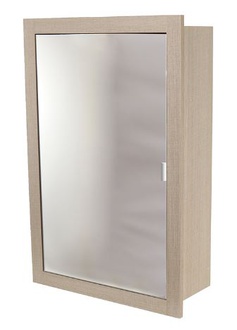 Abacus Trio Recessed Cabinet Bleached Oak FNRC-03-5803