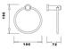 Abacus Essentials Orbit Towel Ring ATAC-BX10-3002