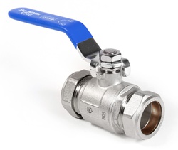 Inta 28mm Full Bore Compression Ball Valve with Lever Handle TR28LBV