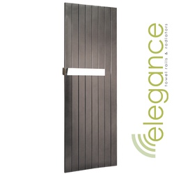 Abacus Direct Elegance Sheer Towel Warmer 1400 x 360 Anthracite