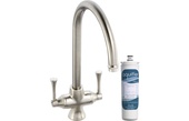 Abode Gosford Monobloc Aquifier Mixer Tap Brushed Nickel AT2006