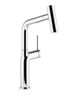 Abode Tubist T Single Lever Mixer Tap w/Pull Out Chrome AT2190