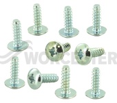 Worcester 29124212250 screw no.8x1/2 f/h type b self tap (10x)