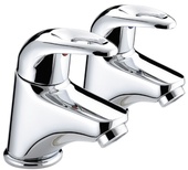 Bristan Java Basin Taps - 6 Litre Flow Limit J 1/2 E6 C