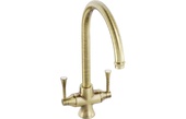 Abode Gosford Monobloc Mixer Tap Antique Brass AT1022