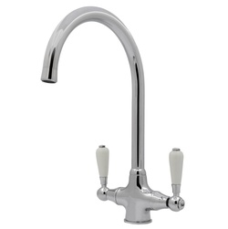 Clever Fregadero Sink Mixer Chrome with Ceremic Handles - 922022UK