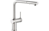 Abode Fraction Pull-Out Mixer Tap Brushed Nickel AT2157