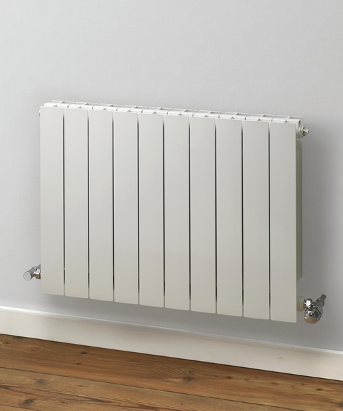 MHS Rads 2 Rails Holborn Horizontal White Radiator 557x820mm HOHWH-557-10