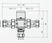 Inta Intamix 22mm with service valves 400MX22CP