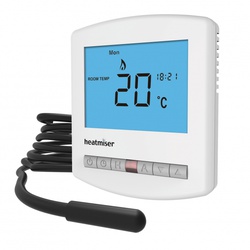 Heatmiser Slimline-E - Electric Floor Heating Thermostat (inc 3M probe)
