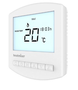 Heatmiser Slimline-B v3 Battery Powered Programmable Thermostat Slimline-B