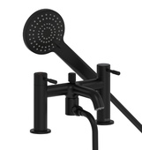 Bristan Molida Bath Shower Mixer Black MOL BSM BLK