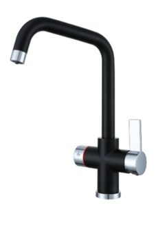 Clever 4in1 Boiling Tap Matt Black & Chrome 922222UK