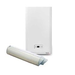 Glow Worm Flexicom 24CX Combi Boiler and Direct Rear Flue Pack