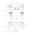Abacus Ki Deck Mounted Bath Filler Brushed Nickel TBTS-057-2130 
