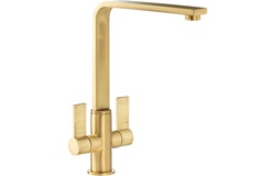 Abode Quantic Monobloc Kitchen Mixer Tap Brushed Brass AT2182