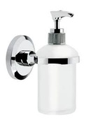Bristan Solo Wall Mounted Frosted Glass Soap Dispenser SO SOAP C