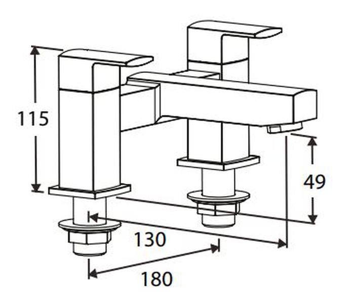 Francis Pegler Manta Bath Filler 4S8004