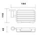 Abacus Essentials Orbit Soap Dish Wire ATAC-BX10-2204