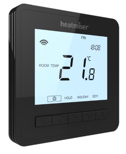 Heatmiser neoAir v3 Wireless Smart Thermostat Black