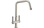 Abode Hex Monobloc Mixer Tap Brushed Nickel AT2091