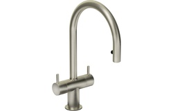 Abode Hesta Mixer Tap w/Pull Out Brushed Nickel AT1206